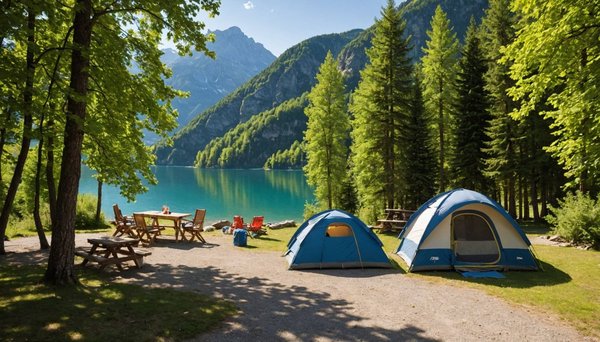 Découvrez le paradis du camping aux rives du lac dans les hautes-alpes